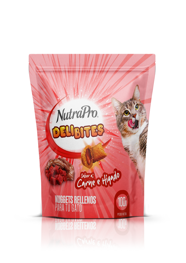 Snack para Gato Delibites Carne e Higado 100Gr