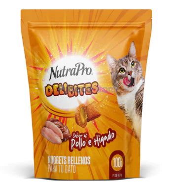 Snack para Gato Delibites Pollo e Higado 100Gr