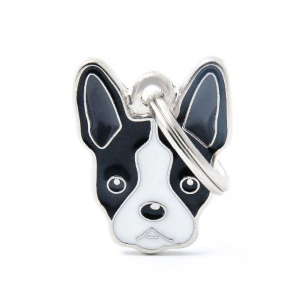 Placa ID My Family Boston Terrier | Accesorios Perros | Anipet Colombia