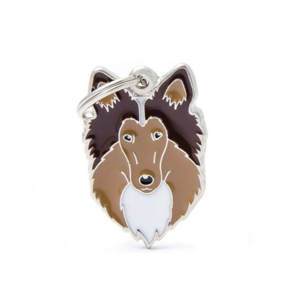 Placa ID My Family Pastor Collie | Accesorios Perros | Anipet Colombia