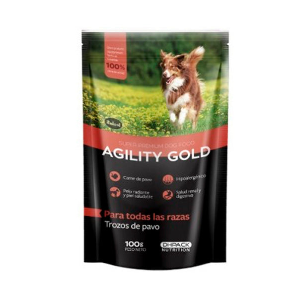 Alimento Húmedo para perro Agility Gold Adultos Pequeños Y Grandes Trozos De Pavo  |Anipet Colombia