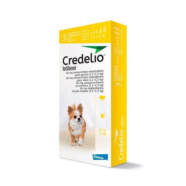 Antiparasitario Perro Credelio  De 1.3 A 2.5kg|Medicamentos perros y gatos|Anipet Colombia