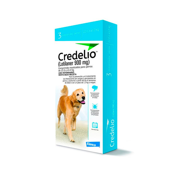 Antiparasitario Perro Credelio  De 22 A 45kg|Medicamentos perros y gatos|Anipet Colombia