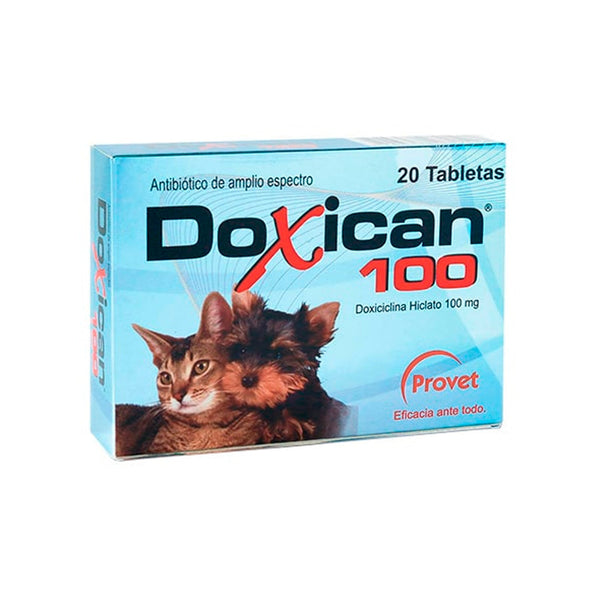 Antibiótico Mixto Doxican  - 100mg|Medicamentos perros y gatos|Anipet Colombia