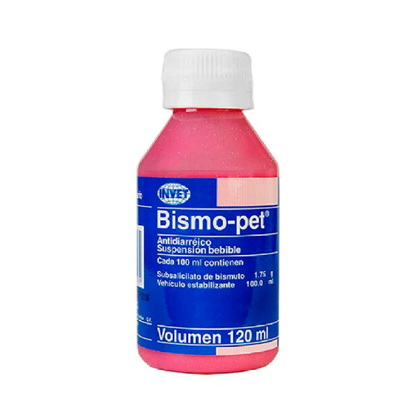Digestivo Mixto Bismo Pet Antidiarreico - 120ml|Medicamentos perros y gatos|Anipet Colombia