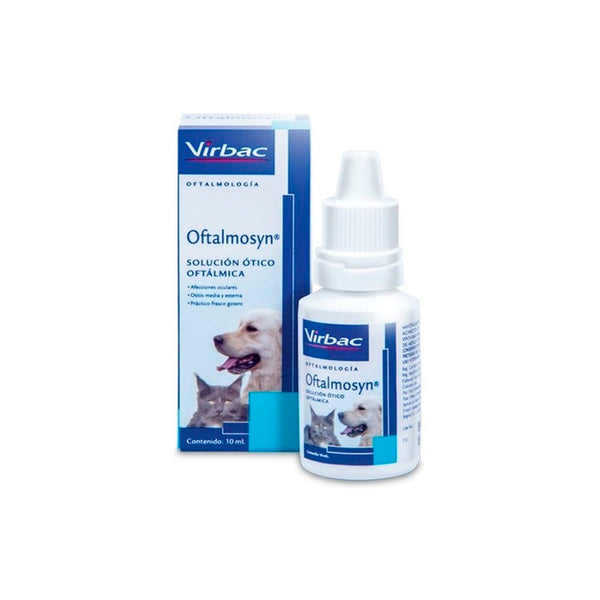 Otico Oftalmico Oftalmosyn - 10ml|Medicamentos perros y gatos|Anipet Colombia