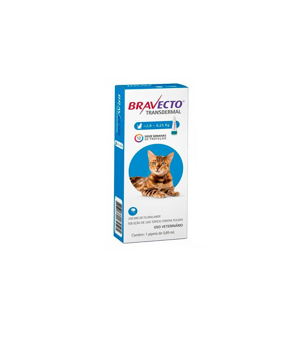 Antiparasitario Gato Bravecto 250mg 2,8 - 6,2 Kg | Medicamentos Gatos | Anipet Colombia