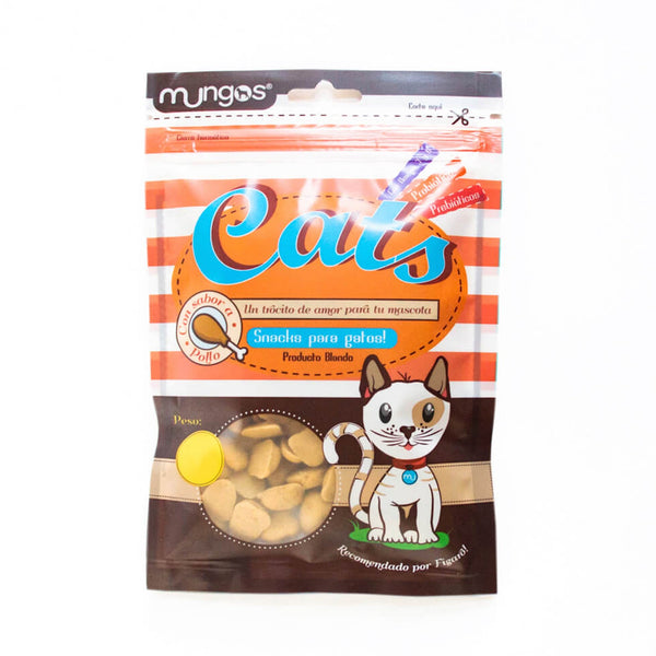Snack Mungos Cats Pollo 250gr | Snacks | Anipet Colombia