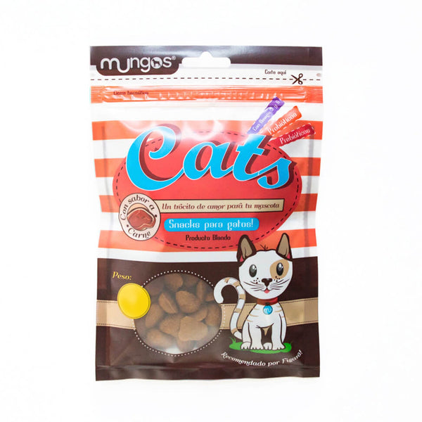Snack Mungos Cats Carne  250 gr | Snacks | Anipet Colombia