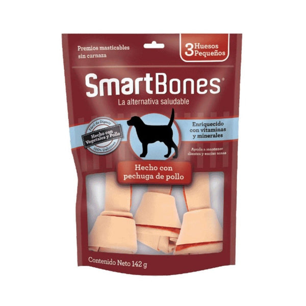 Snack Para Perro Smartbones Pollo 3 Huesos Pequeños 142gr  | Snacks | Anipet Colombia
