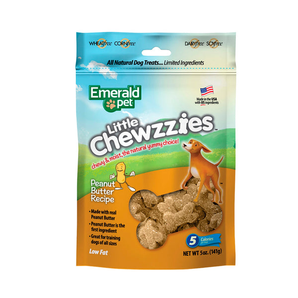 Emereal Pet Dog Snack Litte Chewzzies Peanut Butter 141gr | Snacks | Anipet Colombia